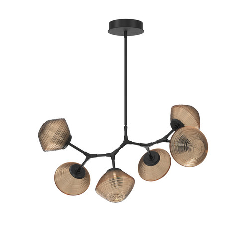 Mesa LED Chandelier in Matte Black (404|PLB0089-BA-MB-B-001-L1)