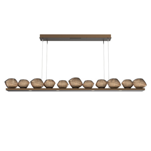 Mesa LED Linear Pendant in Flat Bronze (404|PLB0089-0E-FB-B-CA1-L3)