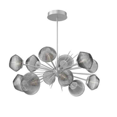 Mesa LED Chandelier in Classic Silver (404|PLB0089-0D-CS-S-001-L1)