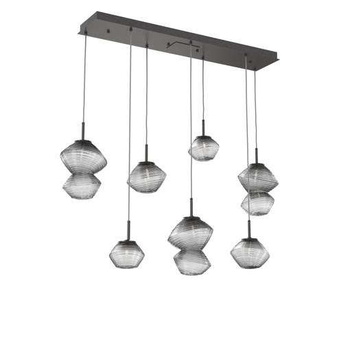 Mesa LED Linear Pendant in Graphite (404|PLB0089-07-GP-S-C01-L3)