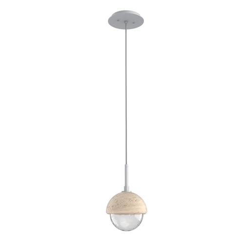 Cabochon LED Pendant in Classic Silver (404|LAB0093-01-CS-TC-C01-L3)