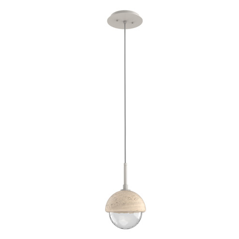 Cabochon LED Pendant in Beige Silver (404|LAB0093-01-BS-TC-C01-L3)