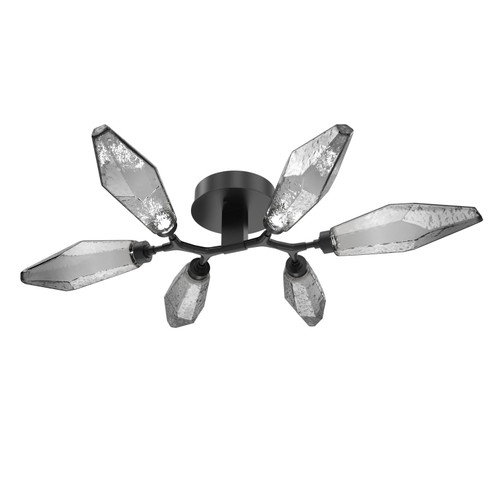 Rock Crystal LED Flush Mount in Matte Black (404|CLB0050-01-MB-CS-L3-RTS)