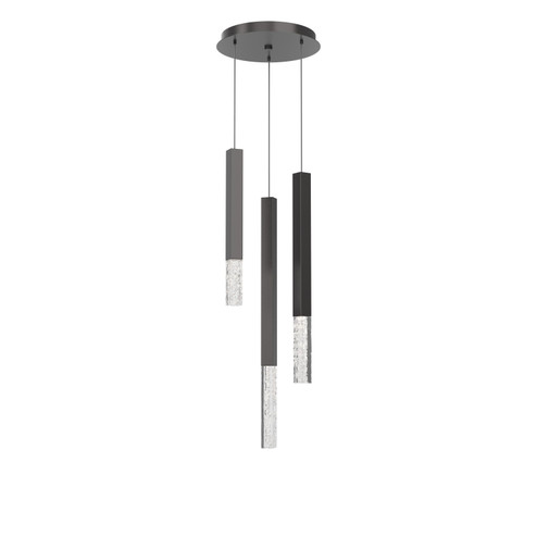 Axis LED Chandelier in Graphite (404|CHB0097-03-GP-GC-C01-L3)