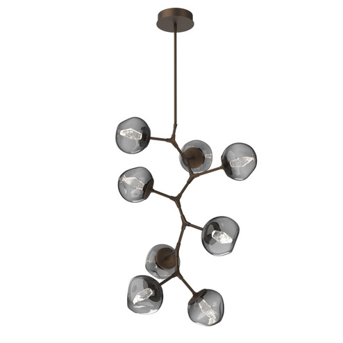 Luna LED Chandelier in Flat Bronze (404|CHB0095-VB-FB-GS-001-L3)