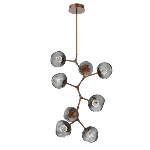 Luna LED Chandelier in Burnished Bronze (404|CHB0095-VB-BB-FS-001-L1)