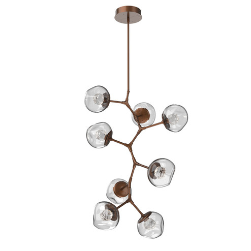 Luna LED Chandelier in Burnished Bronze (404|CHB0095-VB-BB-FC-001-L3)