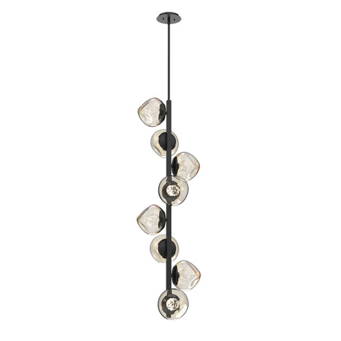 Luna LED Chandelier in Matte Black (404|CHB0095-T8-MB-FA-001-L3)