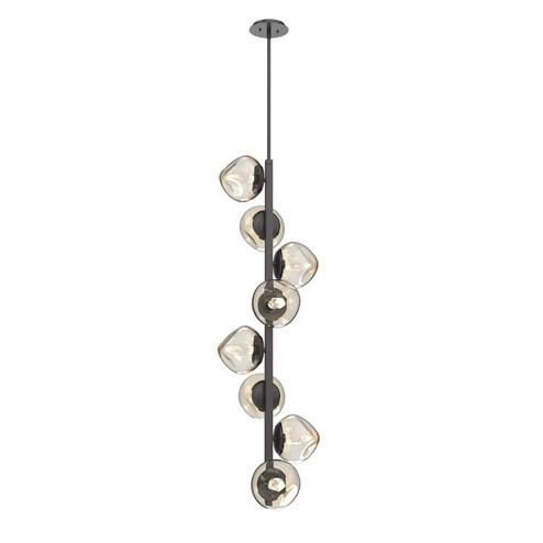 Luna LED Chandelier in Graphite (404|CHB0095-T8-GP-GA-001-L3)