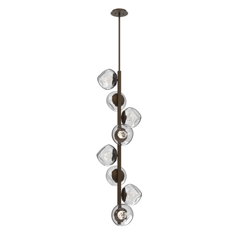 Luna LED Chandelier in Flat Bronze (404|CHB0095-T8-FB-FC-001-L3)