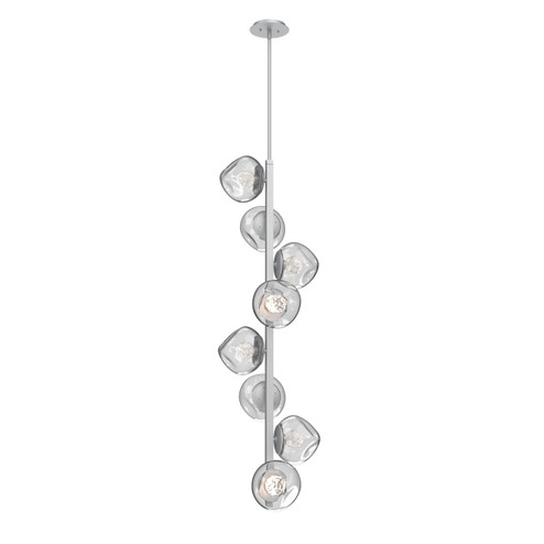 Luna LED Chandelier in Classic Silver (404|CHB0095-T8-CS-FC-001-L3)