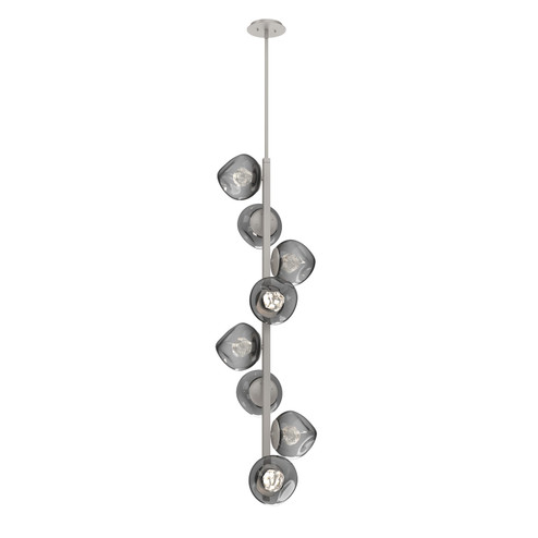 Luna LED Chandelier in Beige Silver (404|CHB0095-T8-BS-ZS-001-L1)