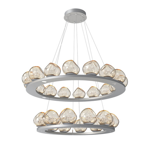 Luna LED Chandelier in Classic Silver (404|CHB0095-2B-CS-FA-CA1-L3)