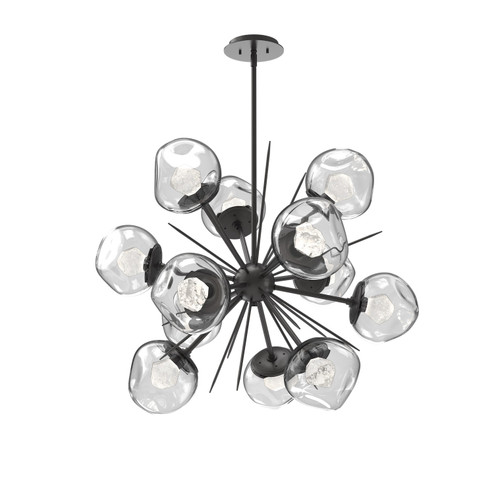 Luna LED Chandelier in Graphite (404|CHB0095-0G-GP-ZC-001-L3)