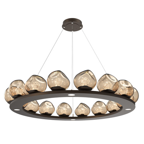 Luna LED Chandelier in Flat Bronze (404|CHB0095-0D-FB-ZB-CA1-L1)
