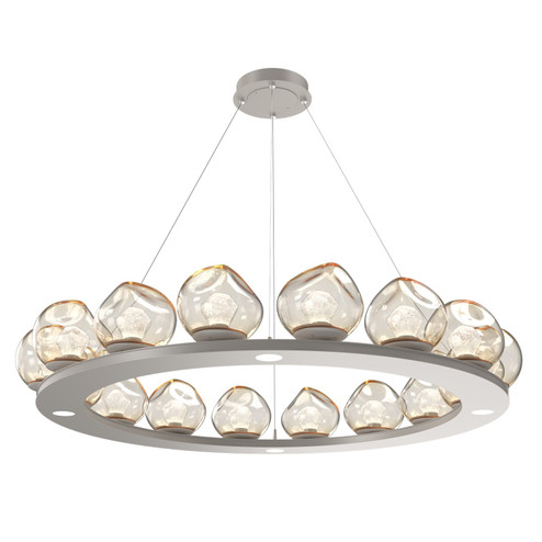 Luna LED Chandelier in Beige Silver (404|CHB0095-0D-BS-ZA-CA1-L3)