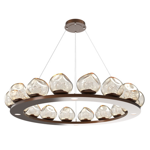 Luna LED Chandelier in Burnished Bronze (404|CHB0095-0D-BB-FA-CA1-L1)