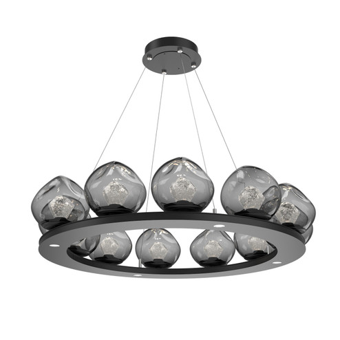 Luna LED Chandelier in Matte Black (404|CHB0095-0C-MB-ZS-CA1-L3)