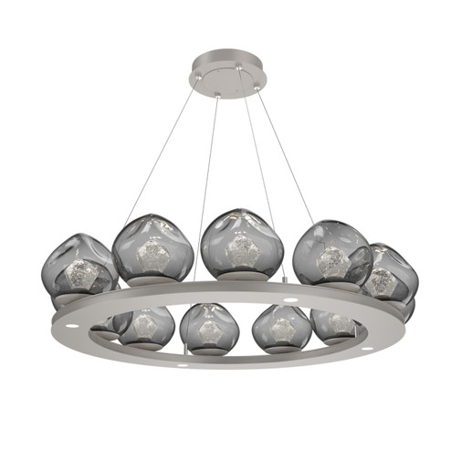 Luna LED Chandelier in Beige Silver (404|CHB0095-0C-BS-ZS-CA1-L3)