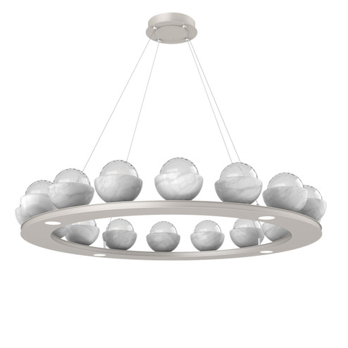 Cabochon LED Chandelier in Beige Silver (404|CHB0093-0D-BS-WC-CA1-L1)