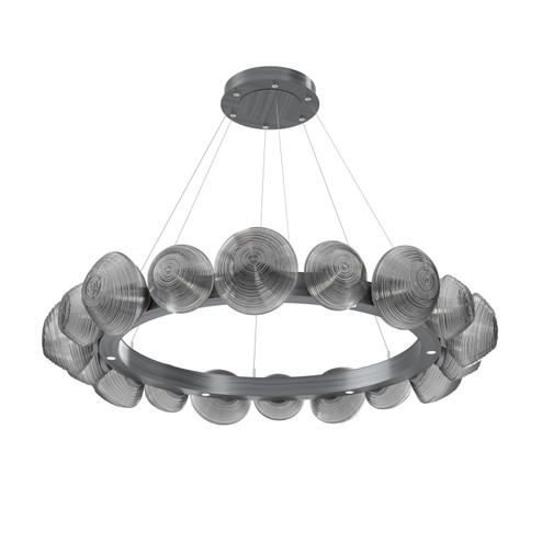 Mesa LED Chandelier in Gunmetal (404|CHB0089-48-GM-S-CA1-L3)