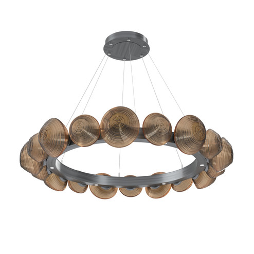 Mesa LED Chandelier in Gunmetal (404|CHB0089-48-GM-B-CA1-L1)