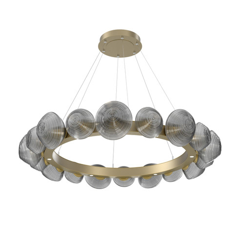 Mesa LED Chandelier in Gilded Brass (404|CHB0089-48-GB-S-CA1-L3)