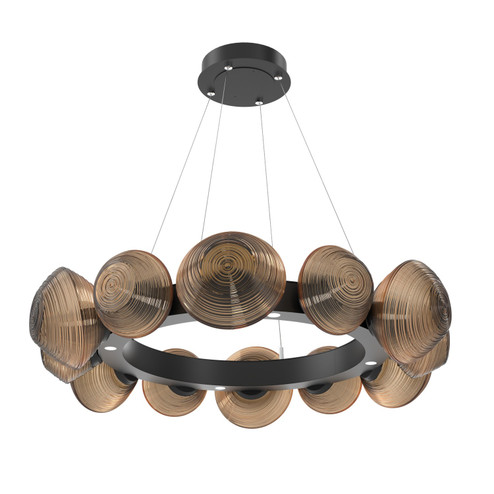 Mesa LED Chandelier in Matte Black (404|CHB0089-36-MB-B-CA1-L3)