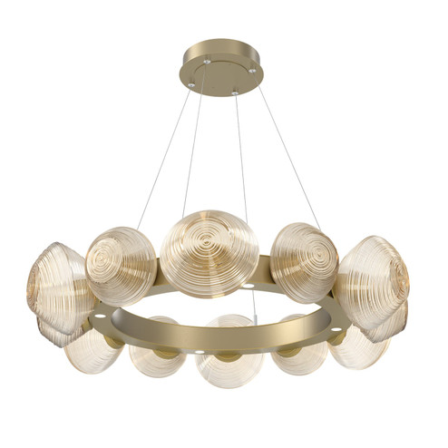 Mesa LED Chandelier in Gilded Brass (404|CHB0089-36-GB-A-CA1-L1)