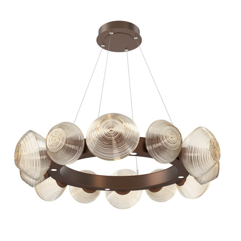 Mesa LED Chandelier in Burnished Bronze (404|CHB0089-36-BB-A-CA1-L3)