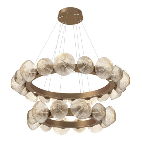 Mesa LED Chandelier in Novel Brass (404|CHB0089-2T-NB-A-CA1-L3)