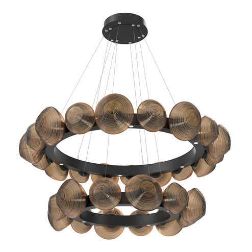 Mesa LED Chandelier in Matte Black (404|CHB0089-2T-MB-B-CA1-L1)