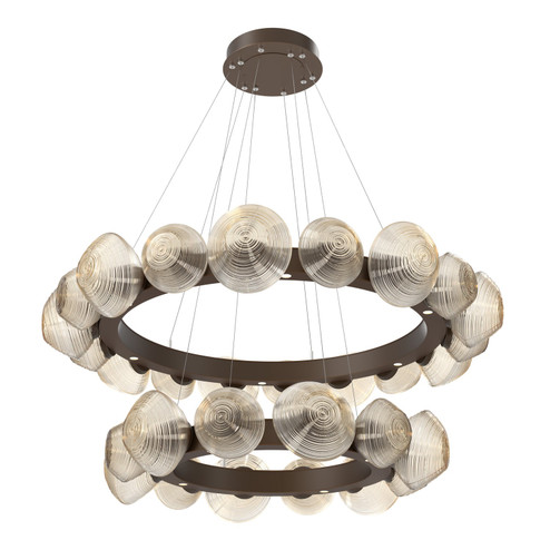 Mesa LED Chandelier in Flat Bronze (404|CHB0089-2T-FB-A-CA1-L3)