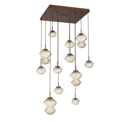 Mesa LED Chandelier in Oil Rubbed Bronze (404|CHB0089-12-RB-A-C01-L3)