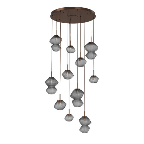 Mesa LED Chandelier in Oil Rubbed Bronze (404|CHB0089-11-RB-S-C01-L1)