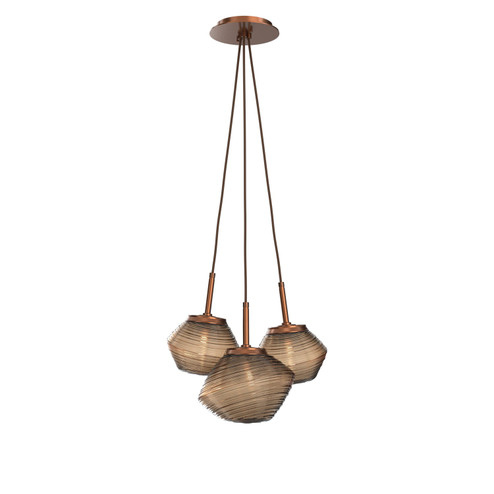 Mesa LED Pendant in Burnished Bronze (404|CHB0089-0E-BB-B-C01-L3)