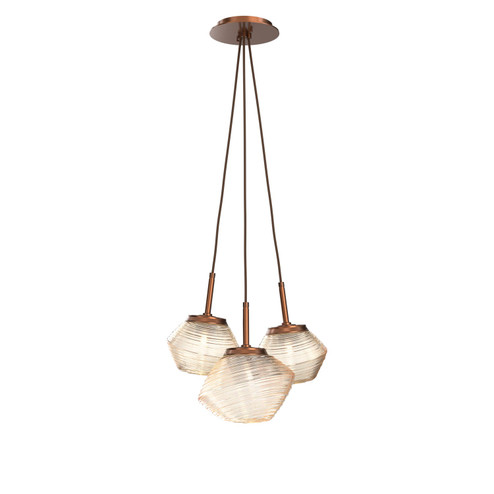 Mesa LED Pendant in Burnished Bronze (404|CHB0089-0E-BB-A-C01-L3)