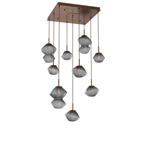 Mesa LED Chandelier in Oil Rubbed Bronze (404|CHB0089-09-RB-S-C01-L3)