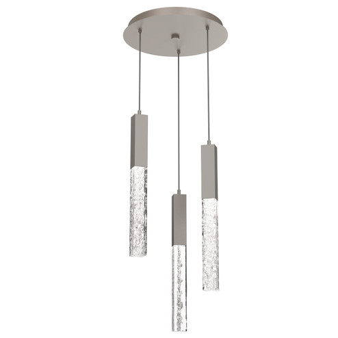 Axis LED Chandelier in Gilded Brass (404|CHB0060-03-GB-GC-C01-L3-RTS)