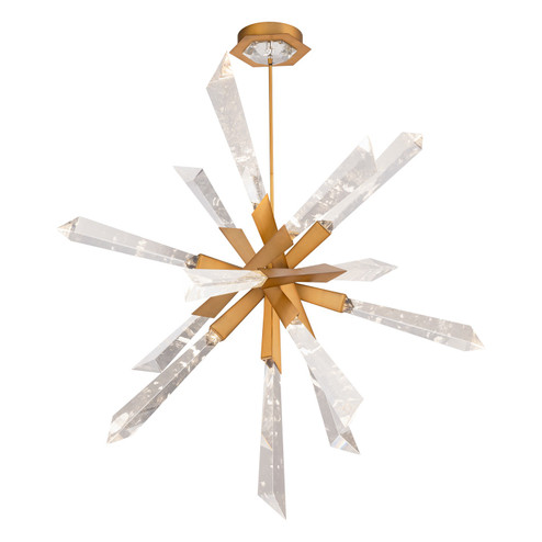 Solitude LED Pendant in Aged Brass (529|BPD31248-AB)