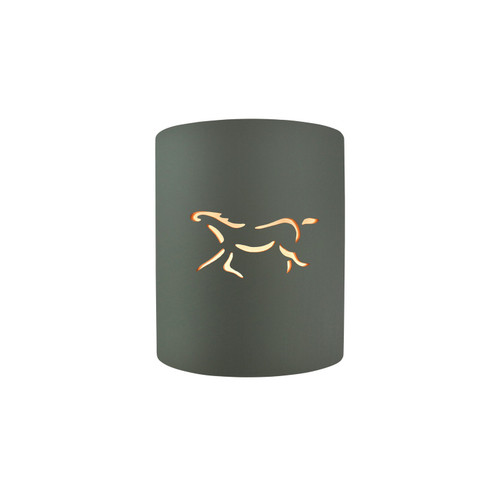 Sun Dagger One Light Wall Sconce in Pewter Green (102|CER-9010-PWGN-HRSE)