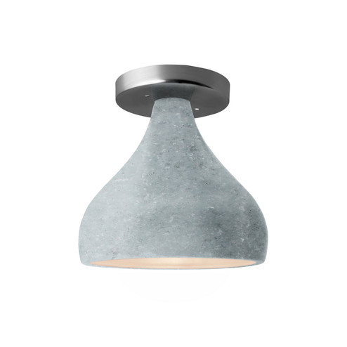 Radiance LED Semi-Flush Mount in Terra Cotta (102|CER-6380-TERA-BRSS-LED1-700)
