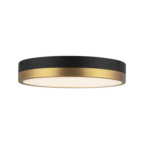 Adelaide LED Flush Mount in Aged Gold/Matte Black (452|FM554211AGMB-5CCT)