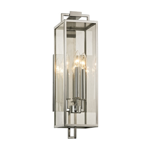 Beckham Three Light Wall Sconce in Stainless Steel (67|B6532-SS)