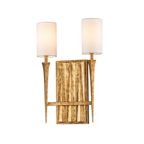 Crest Two Light Wall Sconce in Gold Leaf (175|SC10506G-2)