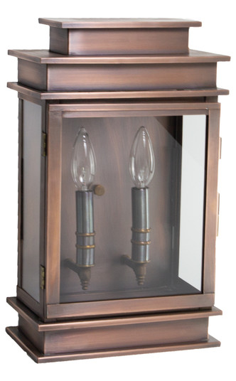 Empire Two Light Wall Sconce in Antique Copper (196|8811-AC-LT2-CLR)