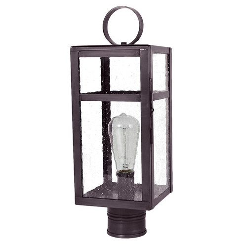 Newport One Light Post Mount in Dark Brass (196|63933-DB-MED-SMG)