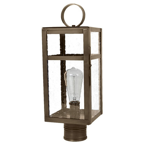 Newport One Light Post Mount in Dark Antique Brass (196|63933-DAB-MED-SMG)