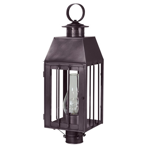 Nottingham One Light Post Mount in Dark Antique Brass (196|11753-DB-CIM-CLR)