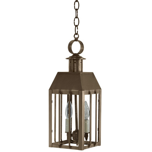 Nottingham Two Light Hanging Lantern in Dark Antique Brass (196|11732-DAB-LT2-CSG)